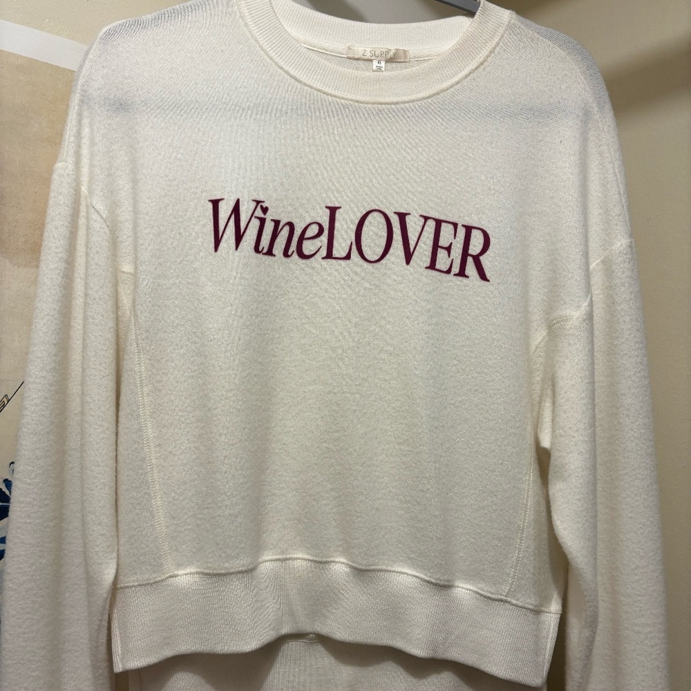 Zara 90's Comfy Sweatshirt Cropped Size Small